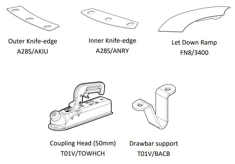 PROMATIC Montero Auto Trailer Instruction Manual - Spare Parts