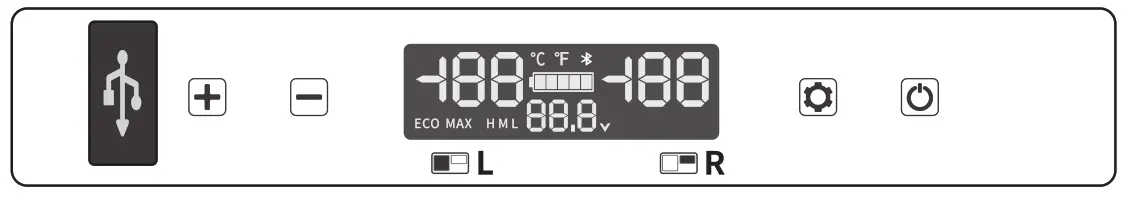 BODEGA TWW95 WF 12 Volt Car Refrigerator, Car Fridge Dual Zone - fig 6