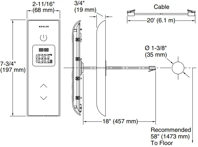 KOHLER K-558 Digital Interface-FIG3