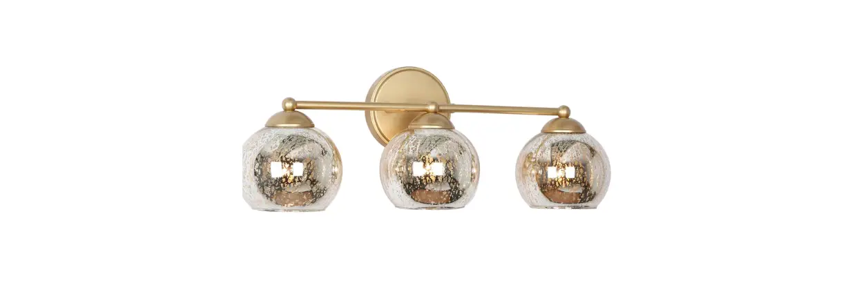 Zevni A04589 Macfie 22 Inch Wide Mercury Glass Gold Vanity Light Instruction Manual Zevni A04589 Macfie 22 Inch Wide Mercury Glass Gold Vanity Light Instruction Manual