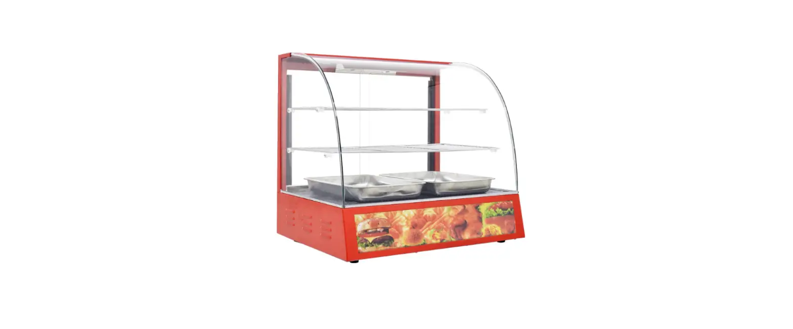 Omcan Dw-cn-0660 Display Warmer Curved Glass Instruction Manual