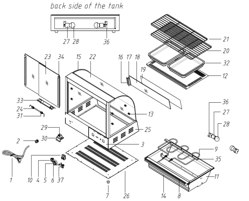 OMCAN-DW-CN-0660-Display-Warmer-Curved-Glass-FIG-1