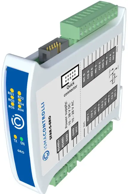 iSMA CONTROLLI SfAR-S-6RO 6 Relay Outputs Expansion Module