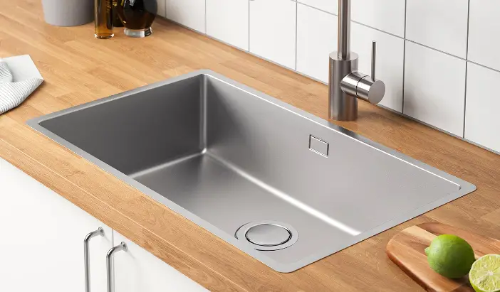 Ikea 504.946.93 Vresjön Inset Sink 1 Bowl Stainless Steel 73x44 Cm Instruction Manual