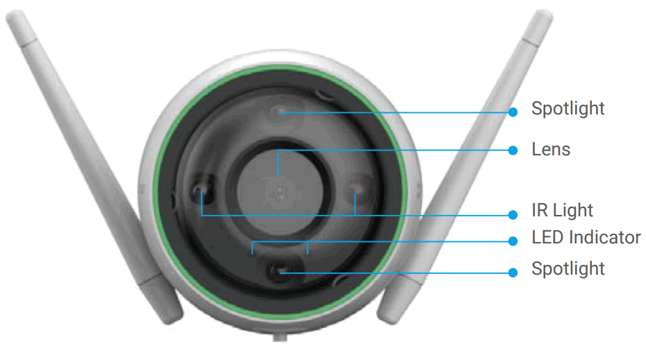 EZVIZ C3N Outdoor Smart Wi Fi Camera - fig 1