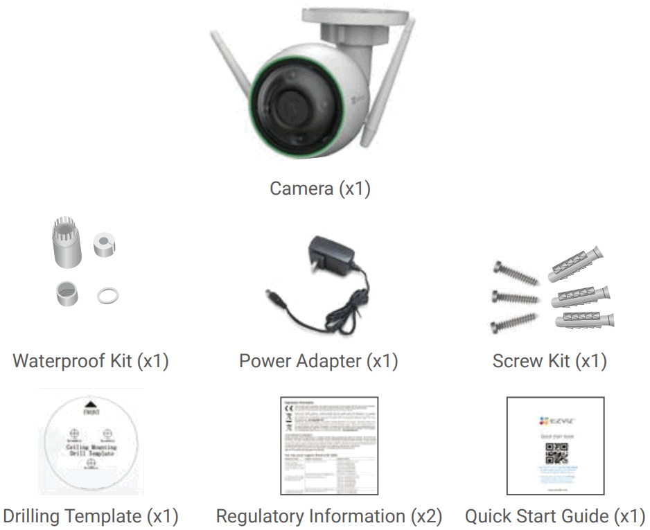 EZVIZ C3N Outdoor Smart Wi Fi Camera