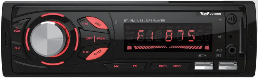 VORDON HT 175BT Car Radio -