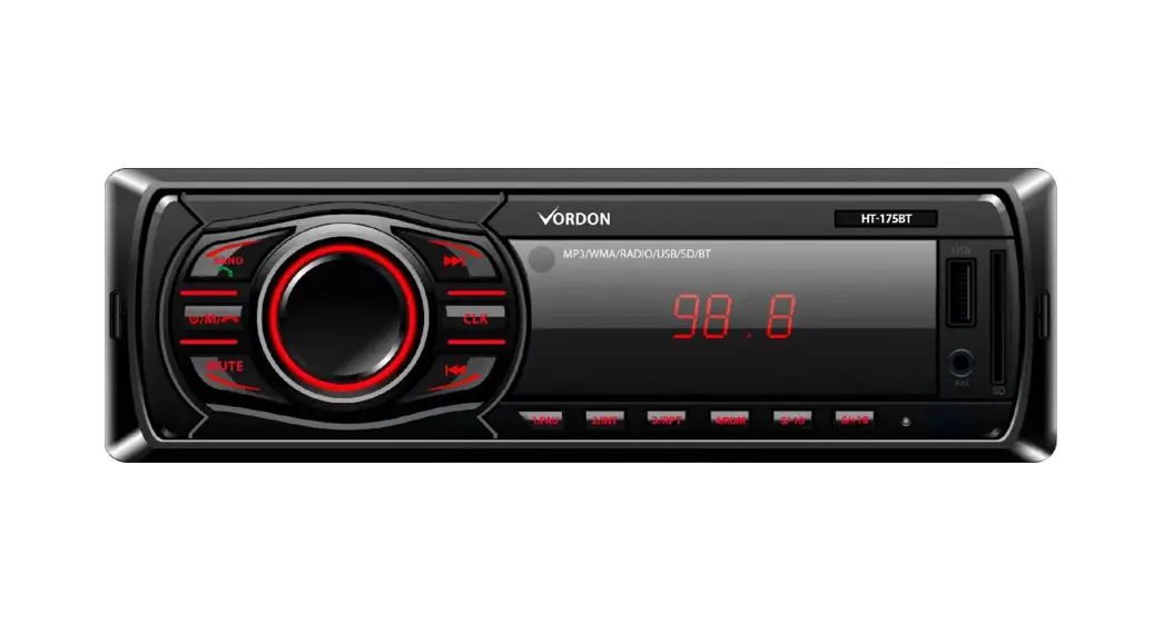 Vordon Ht-175bt Car Radio User Manual