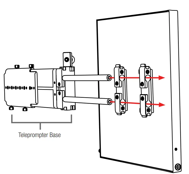 Teleprompter Assembly Setup