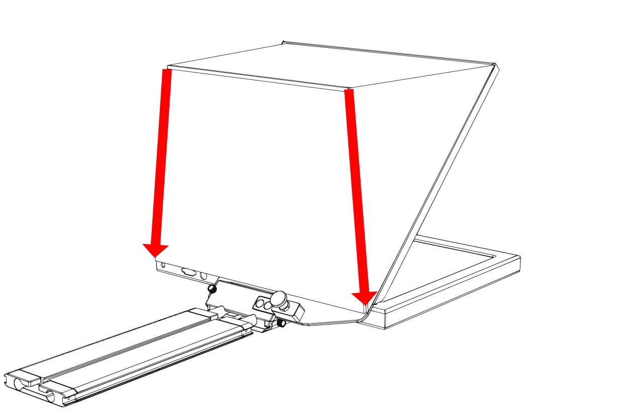 Teleprompter Assembly Setup