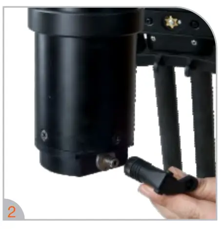 Double-wheel 125mm casters with adjustable cable guards