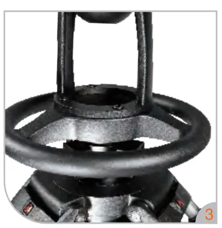 Double-wheel 125mm casters with adjustable cable guards