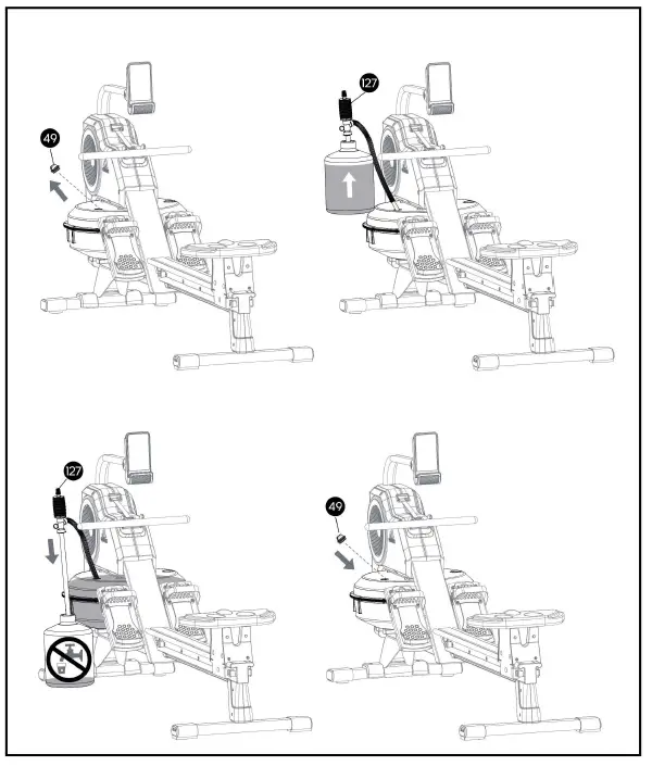 adidas R-21 Water Rower Machine 10