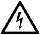 Risk of electric shock icon