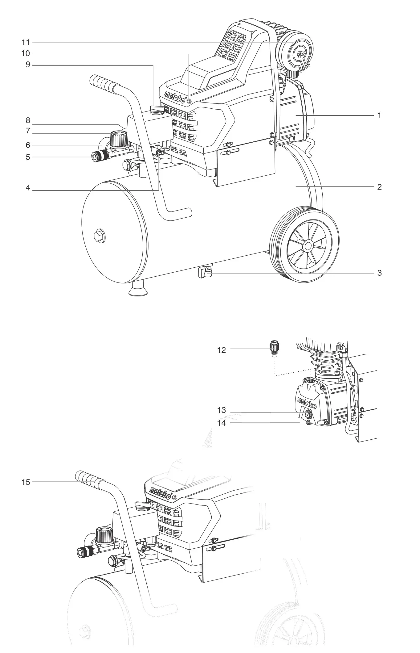 metabo Basic 250-24 W Compressor - overview