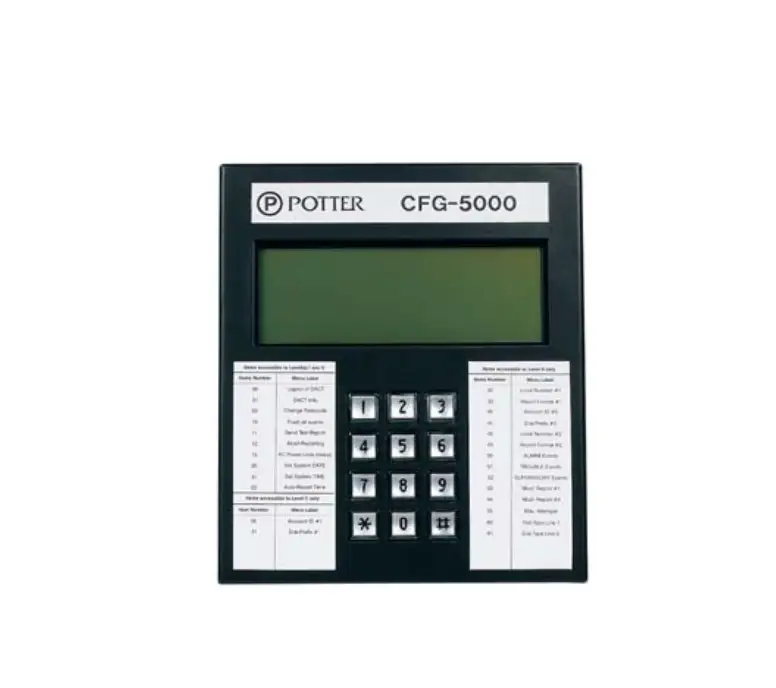 Potter Cfg-5000 Configuration Tool For Dact Owner's Manual