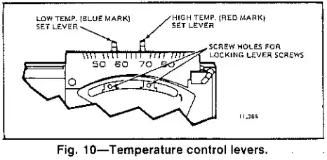 Honeywell T8085D Heating and Cooling Thermostat and Subbase - timer 4