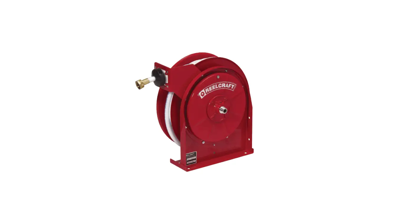 Reelcraft A5835 Olbsw2 Series 5000 Spring Driven Hose Reels Low Pressure Potable User Manual