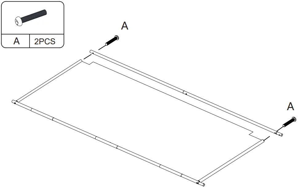 JAXPETY HGP0681 3 Panel Room Divider Folding Privacy Screen - PRODUCT ASSEMBLY 4
