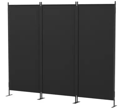 JAXPETY HGP0681 3 Panel Room Divider Folding Privacy Screen