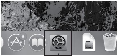Loyal 2.4G Bluetooth+Wireless Mouse User Manual - Click the “system preferences”button on the Mac