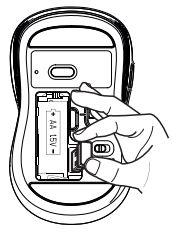 Loyal 2.4G Bluetooth+Wireless Mouse User Manual - Remove the USB receiver