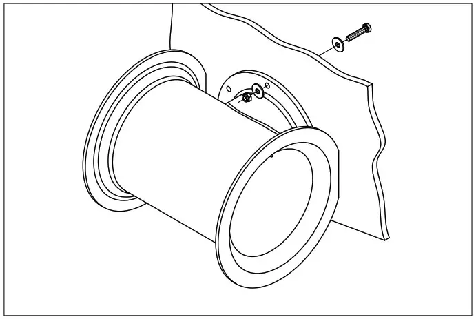 vetus G.R.P. Thrust Tunnel For Stern Thruster - Installation 7