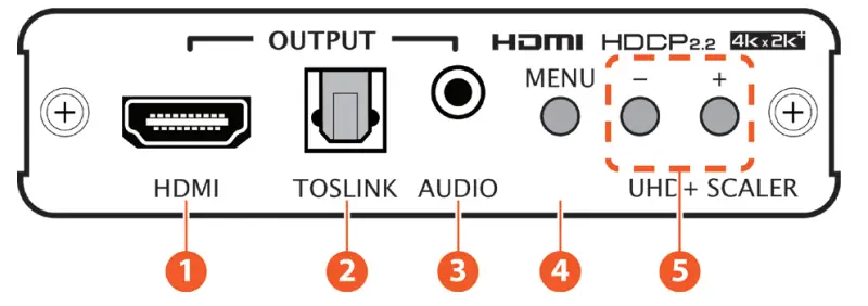 A-NEUVIDEO ANI-4KHPN 4K UHD HDMI to HDMI Scaler w EDID Management - FUNCTIONS