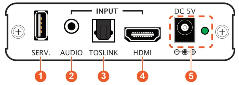 A-NEUVIDEO ANI-4KHPN 4K UHD HDMI to HDMI Scaler w EDID Management - Panel