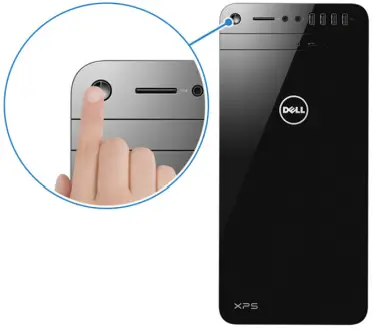 DELL XPS 8910 - power button