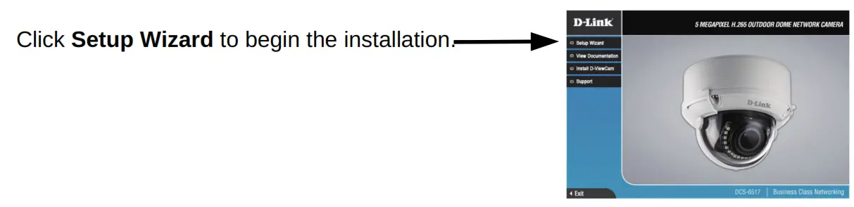 D-Link 5 Megapixel H.265 Outdoor Dome Network Camera DCS-6517 - Configuring the Camera 1