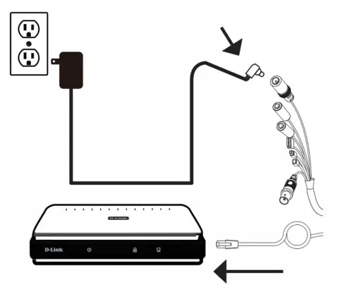 D-Link 5 Megapixel H.265 Outdoor Dome Network Camera DCS-6517 -Connecting the Camera 2
