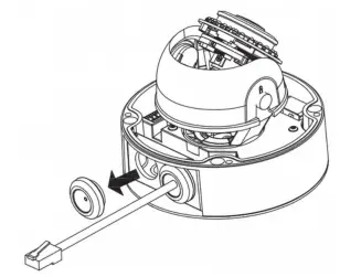 D-Link 5 Megapixel H.265 Outdoor Dome Network Camera DCS-6517 - Connecting the Optional Cable Harness 2