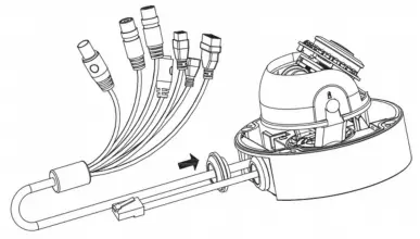D-Link 5 Megapixel H.265 Outdoor Dome Network Camera DCS-6517 - Connecting the Optional Cable Harness 3