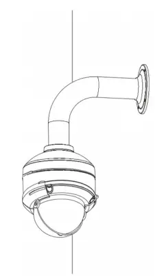 D-Link 5 Megapixel H.265 Outdoor Dome Network Camera DCS-6517 - Installing the Right-Angle Mount 3