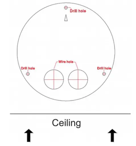 D-Link 5 Megapixel H.265 Outdoor Dome Network Camera DCS-6517 - Mounting the Camera on the Ceiling 1