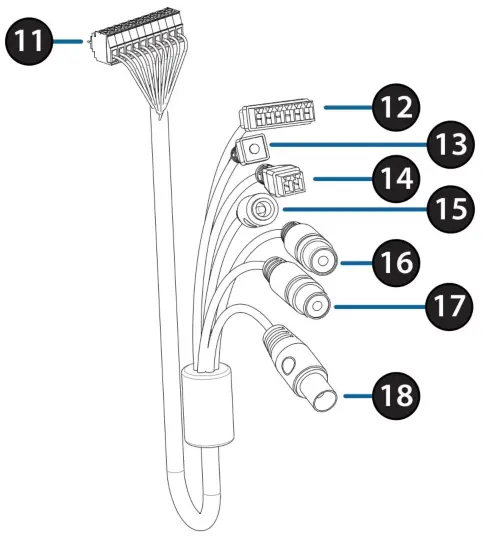 D-Link 5 Megapixel H.265 Outdoor Dome Network Camera DCS-6517 - Optional Cable Harness