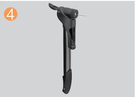 HIMO 1506667 Portable Mini Air Pump Multifunction Pipe Hand For Motorcycle Bicycle Scooter - Installation 4