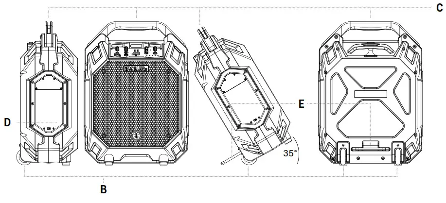 ANT iROLLER8 Battery-Powered Portable Combo- Combo--INSTALLATION
