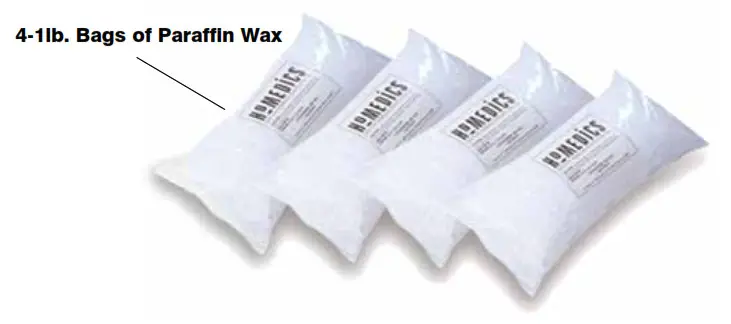 4-1lb. Bags of Paraffin Wax