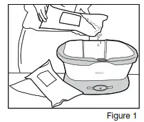 How to set up the ParaSpa Plus unit Fig 1