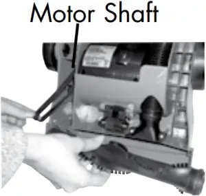 Replacing drive belt Instructions