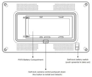 Godox GM55 4K HDMI Touchscreen On-Camera Monitor - Buttons and Ports 4