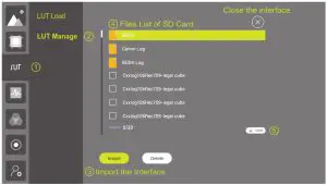 Godox GM55 4K HDMI Touchscreen On-Camera Monitor - Lut Import