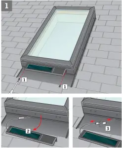 VELUX VCS 2234 Wire Extension Kit for Curb Mounted Skylight VCS - Remove solar panel