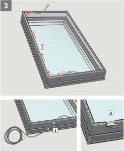 VELUX VCS 2234 Wire Extension Kit for Curb Mounted Skylight VCS - nstall wire