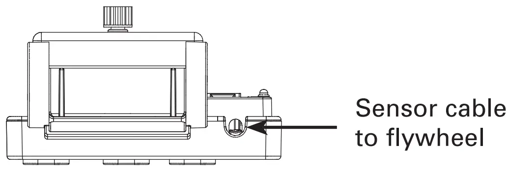 concept2 PM5 Performance Monitor - Bottom View
