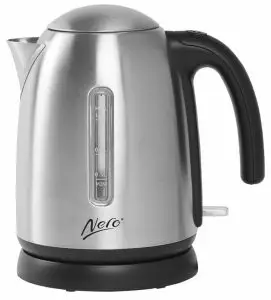 Nero 740063 Studio 1.2 Litre Kettle Brushed Stainless Steel with Hand and Trim