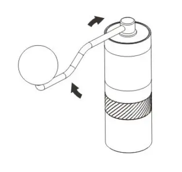 1Zpresso 3BE001 Q-Series Portable Manual Coffee Grinder fig3