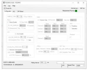 ams TCS3410 Universal Ambient Light RGB Sensor with Selective Flicker Detection - Software Description